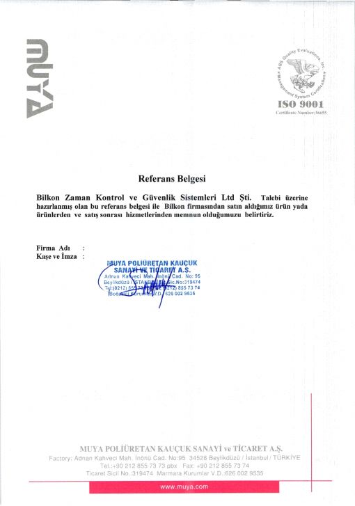  MUYA A.Ş MÜŞTERİ ÇAĞRI SİSTEMLERİ