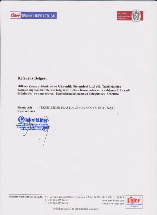 LİDER TEKNİK GÜVENLİK ACİL ÇAĞRI SİSTEMİ
